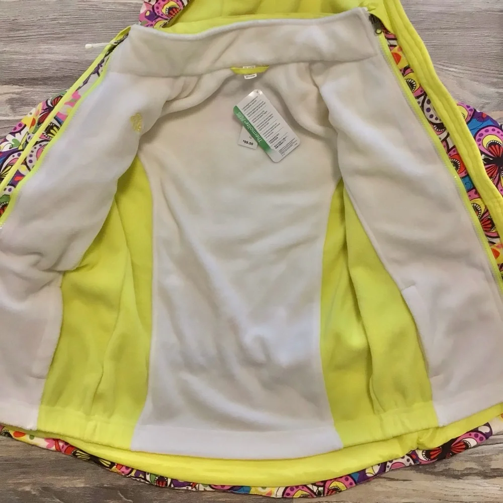 The Children’s Place Butterfly Hooded 3 in 1 Jacket Large NWT